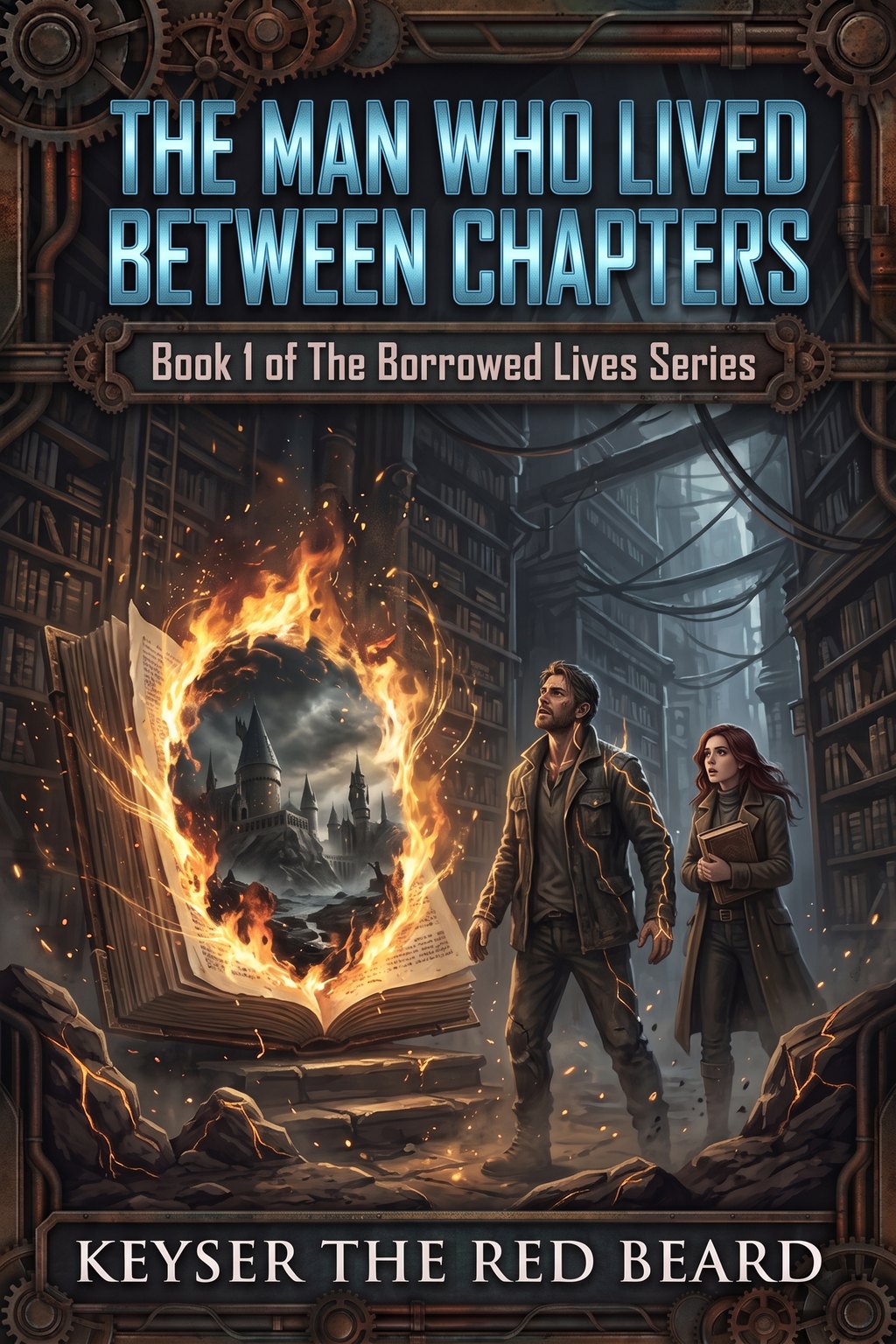 Borrowed Lives Book 1: The Man Who Lived Between Chapters cover art by Keyser The Red Beard